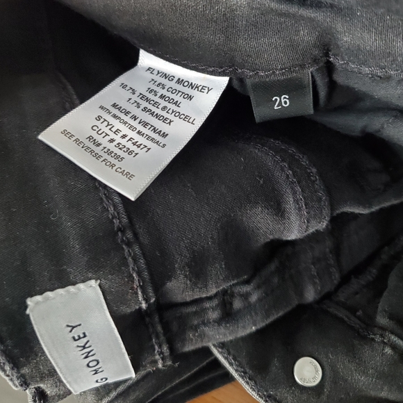 Flying Monkey Super Soft High Rise Skinny Jeans - Picture 3 of 3